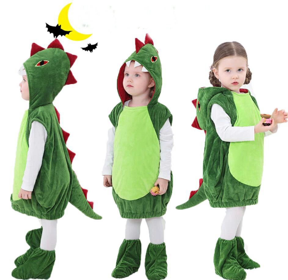 演出服 文化祭イベント 学園祭 発表会 動物衣装 児童 着ぐるみ 恐竜 オールインワン 子ども パーティー cosplay 男の子 女の子