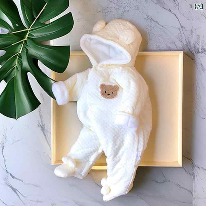 サイズ59 おでかけ服 かわいい 足すっぽり 着心地 生後0〜3ヶ月 柔らかい 裏起毛 ウィンター 服 新生児 カバーオール