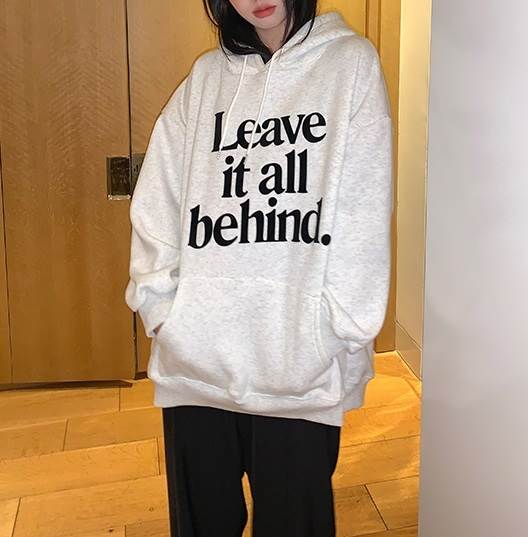 オルチャン 韓国 通学 学校 学生 トップス 個性的 通勤 ママ 冬 秋 春 英字 ルーズ カジュアル 大人可..