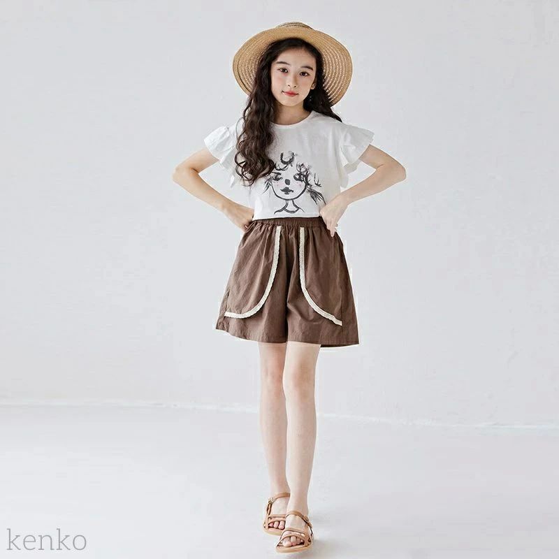 半袖 女の子 セットアップ キッズ ティシャツ短パン セットアップ 夏服 女の子 子供服 親子 綿 半袖 セットアップ