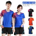 メンズ レディース 卓球 ユニフォーム 半袖 ショートパンツ 通気性 ジュニア スカート クラブチーム Tシャツ Tシャツ
