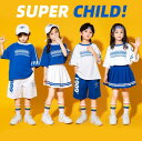 ヒップホップ プリーツスカート hiphop 衣装 子供 上下セット 半袖Tシ キッズ ダンス 園服 チアガール ダンス 衣裳 ジャズ jazz