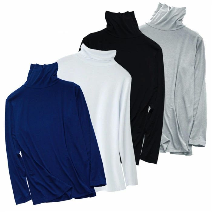 シンプル 重ね着 通勤 モダール 春秋 普段着 大きいサイズ レイヤード トップス 無地 長袖 メンズ ハイ..