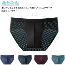 蒸 通気性 無地 薄手 メッシュ アンダーウェア 下着 メッシュショーツ インナー ショーツ セット ブリーフパンツ 男性 5枚セット