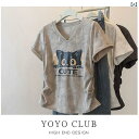 タ シャツ レイヤリング スリム 夏 レディース Tシャツ 半袖 ショルダー ストレート Vネック 大きいサイズ レディース トップス