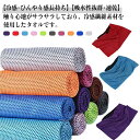 冷たいタオル 冷えるタオル アイスタ ひんやりタオル ひんやりタオル 【10枚セット】 濡らす 【10枚セット】 5秒冷却 冷える 首