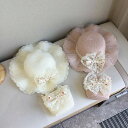 UVカッ 紫外線対策 折りたたみ可 リボン レース 蝶結び 子ども帽子 パール つば広 ストローバッグ 子供 麦わら帽+バッグ 女の子