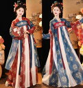 ハロ 華流 中華服 仙女 お姫様 飄々 ストール付き3点セット 中華ドレス 中華衣裳 チャイナ服 漢服 唐朝 中国古代服装 レディース