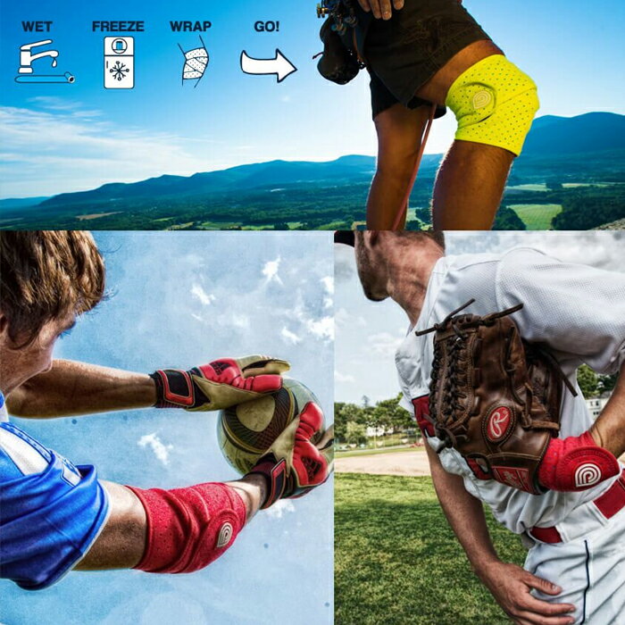 Dr.Cool アイシング&コンプレッションサポーター【Mサイズ】ドクタークール スポーツ アウトドア サポーター おしゃれ カラフル 赤 緑 黄色 ピンク 迷彩 黒 オレンジ ユニフォーム お揃い 肘 肩 手首 足首 膝 頭 小さい 大きい ジュニア用 アイシングサポーター アスリート通販セール サッカー 用品 セール