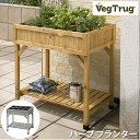 ベジトラグ ハーブ プランター VegTrug Herb Planter ガーデニング 家庭菜園 園芸用品 ハーブ栽培 プランター 木製フレーム スタイリッシュ...