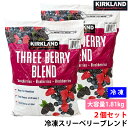 2個セット 冷凍 カークランド スリーベリーブレンド 1.81kg 大容量 ミックスベリー 冷凍フルーツ 冷凍ベリー ブルーベリー ラズベリー ブラックベリー スムージー 製菓 製パン トッピング 業務用 コストコ 人気 ヘルシー ダイエット ビタミン 食物繊維 送料無料