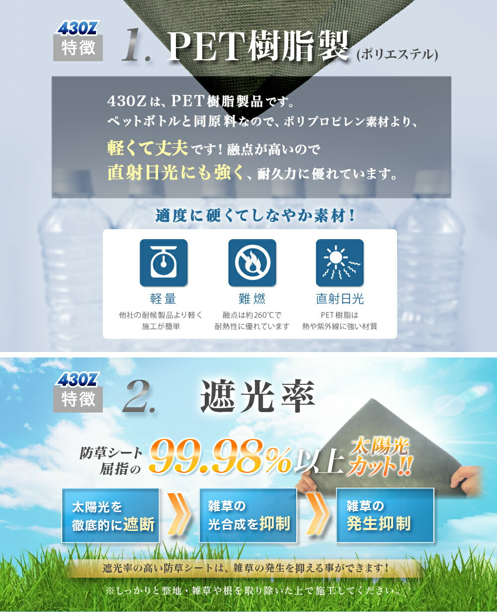 �ڳ�ŷ2�̡����𥷡��� ���꡼�󥢡���430Z 2m��50m ���ʼ� ����ǯ�� 20ǯ ���ѵ� �����ɻߥ����� ���� ������ ���� Ⱦ�ʵ� ���ä��� Ȫ ��ϩ ������ ��̩�� ���𥷡��� �ܤ����������� �����к� ��Ʃ�� PET�Ǻ� �Կ��� �͹��� ���� DIY �����ǥ˥� �� ��־� ����̵��