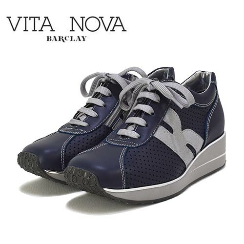 Rakuten - ビタノーバ　VITA NOVA　革　定番　厚底　レザースニーカー