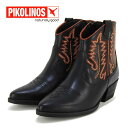 PIKOLINOS ピコリノス 革 ショート丈 ウエスタンブーツ