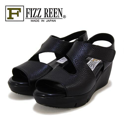 Rakuten - FIZZREEN　フィズリーン　革　甲ストラップ　厚底サンダル