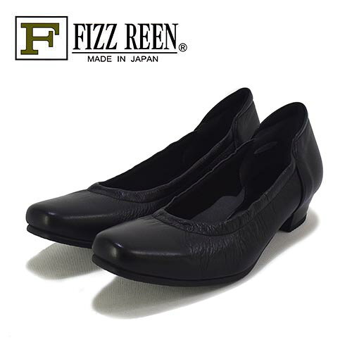 Rakuten - FIZZREEN　フィズリーン　革　ローヒール　プレンパンプス
