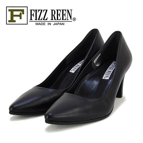 Rakuten - FIZZREEN　フィズリーン　革　ポインテッドトゥ　プレンパンプス