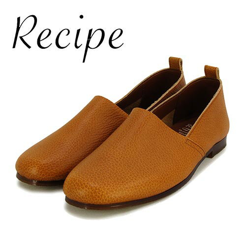 Recipe　レシピ　革　Lカット　スリッポン