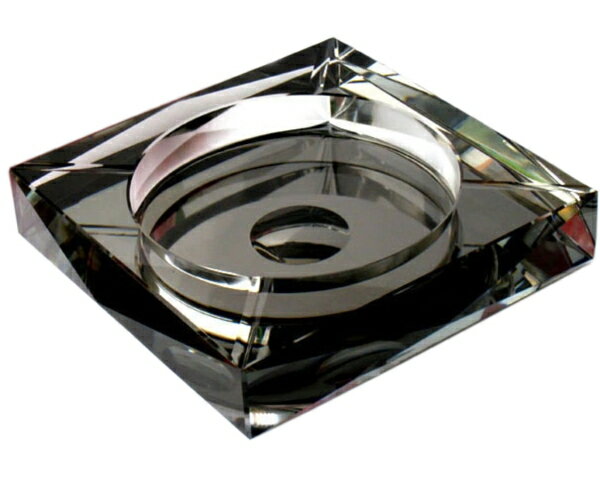 【ポイント5倍】【送料無料 ※北海道・沖縄・離島除く 】 GMS00521-20 高級クリスタルガラス製 灰皿 20cm HM-0479-20【プレゼント】【 ...