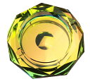 【20%OFFセール】【送料無料 ※北海道・沖縄・離島除く 】 GMS00485-18 G-HOUSE(ジーハウス) 高級クリスタルガラス製 灰皿 玉虫色 18...