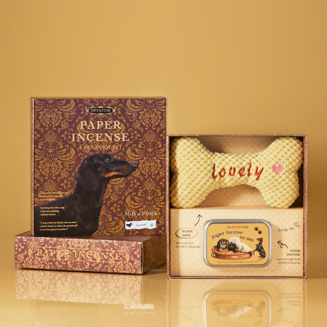 【公式】OPTAUM オプタウム ペーパーインセンス PET DOG【ペットエンジョイセット】ミルキプーチ 48回..
