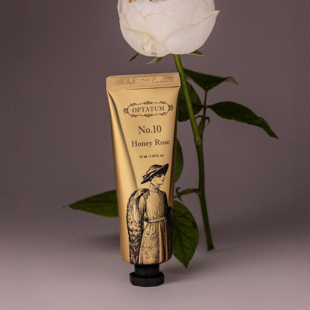 【公式】OPTATUM オプタウム ハンドクリーム NO.10ハニーローズ 50ml 弱酸性 高保湿 サラサラ ハンドケア プレゼント ギフト