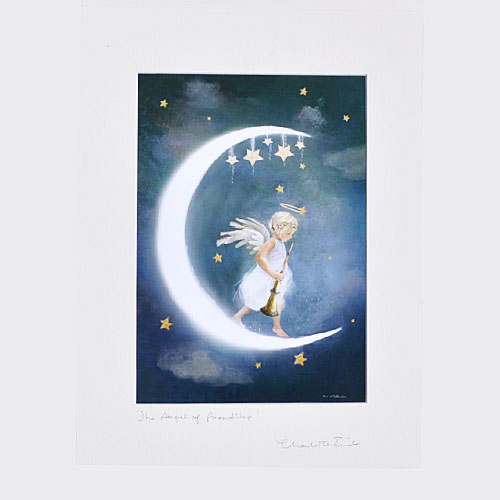 【送料無料】イギリス 英国製アート【画題 エンジェル オブ フレンドシップ (絆のエンジェル)】妖精の写真家Charlotte Birdのフォトグラフ (絆のエンジェル)ギフト対応　あす楽