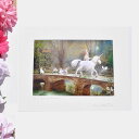 【送料無料】天使 額絵 妖精の森 【画題イフ アイ ワー ア プリンセス】 (フェアリープリンセスと小さな仲間たち) 英国製 シャーロット バード フォトグラフ...