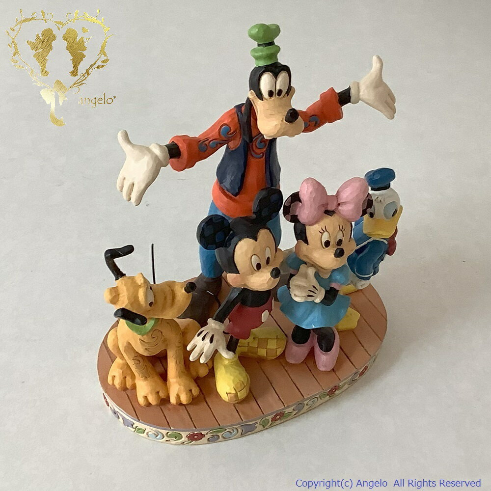 送料無料 【ファブ・ファイブ】ミッキーアンドフレンズ オブジェ ミッキーマウス ミニーマウス ドナルドダック プルート グーフィー 【ディズニートラディション enesco】 ディズニーキャラクター 正規品 クリスマスプレゼント [2]