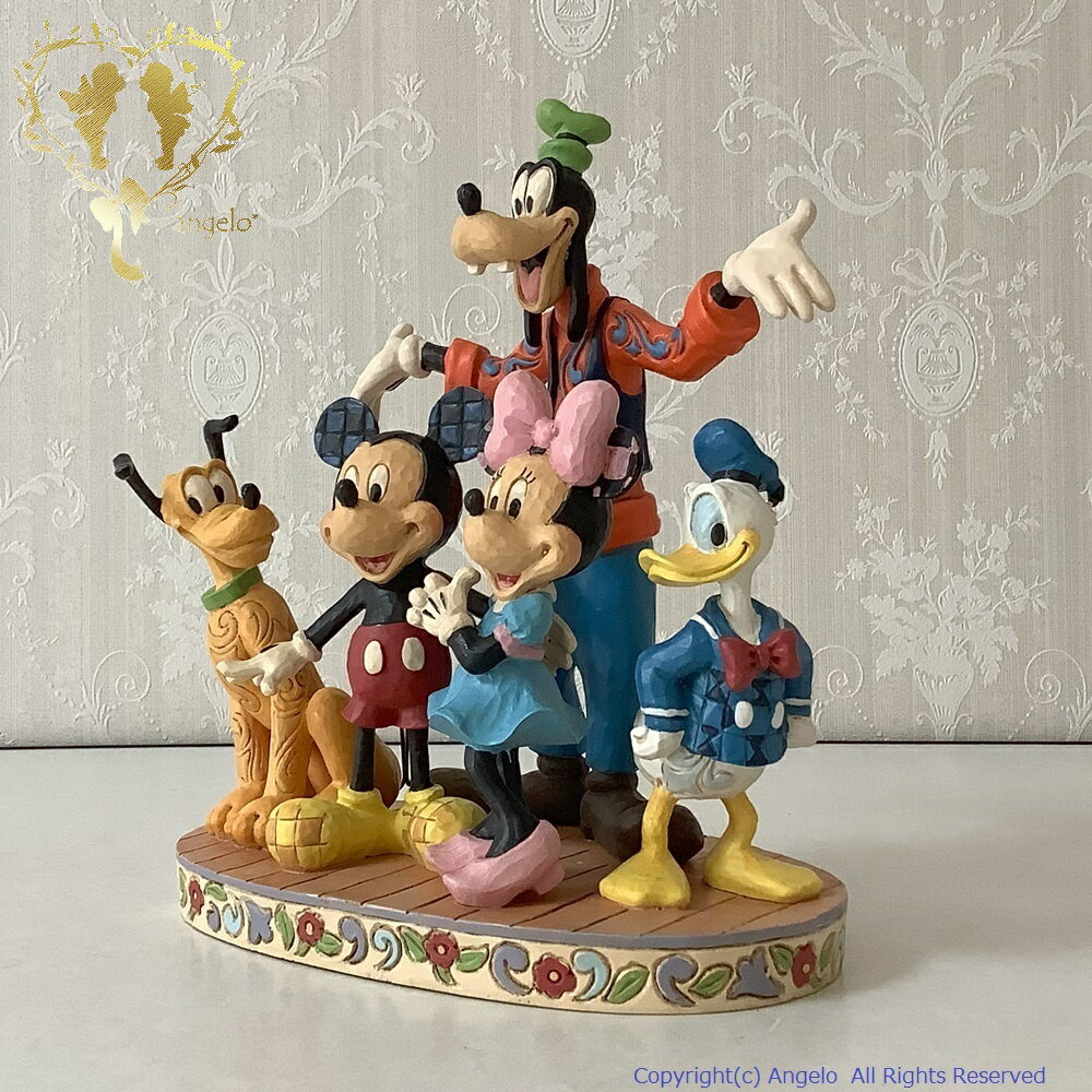 送料無料 【ファブ・ファイブ】ミッキーアンドフレンズ オブジェ ミッキーマウス ミニーマウス ドナルドダック プルート グーフィー 【ディズニートラディション enesco】 ディズニーキャラクター 正規品 クリスマスプレゼント [3]