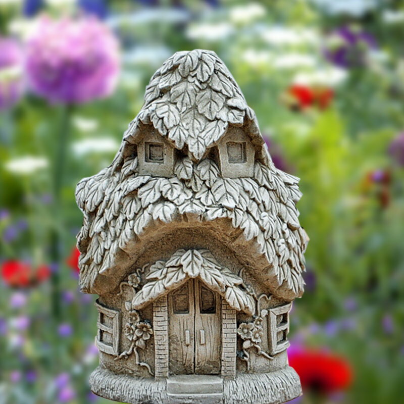 【送料無料】NEW フェアリーハウス ストーン製 ガーデニング雑貨 【Fairy Houses】 【English Welcome Fairy Houses】UK ヨーロッパ 英国製 ガーデニング ガーデン 雑貨 オーナメント おしゃれ 置物 庭玄関 イングリッシュガーデン ハウス 7.5kg