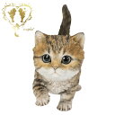 送料無料 【歩きだすトラ猫】CAT リビング 玄関 ガーデン 雑貨 オーナメント おしゃれ置物 樹脂 お出迎え おうち時間 WooBia