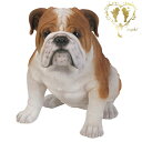 【送料無料】【ブルドッグ(大)】 本物そっくり 犬 ドッグ 置物 ガーデニング エントランス リビング おしゃれ インテリア置物 ウエルカム お出迎え Woob...