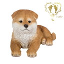 【送料無料】【寝そべる秋田犬】 本物そっくり 犬 ドッグ 置物 ガーデニング エントランス リビング おしゃれ インテリア置物 ウエルカム お出迎え Woobi...