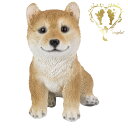 送料無料 犬の置物【柴犬(小)】 ドッグ【ガーデニング雑貨】本物そっくり 庭 玄関【犬置物】柴犬 ガーデン 雑貨 オーナメント おしゃれ置物 樹脂 お出迎え おうち時間 WooBia