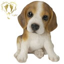 【送料無料】【お座りビーグル】DOG ガーデニング雑貨 犬 玄関庭 ガーデニング オーナメント おしゃれ インテリア置物【ギフト対応】いぬ雑貨【あす楽】 おうち時間 大人かわいい雑貨 Woobia