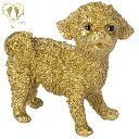 【送料無料】 ゴールド色【お散歩したいマルプー ゴールド】 犬 Dog ガーデニング オーナメント おしゃれ インテリア置物【ギフト対応】 おうち時間 大人かわ...