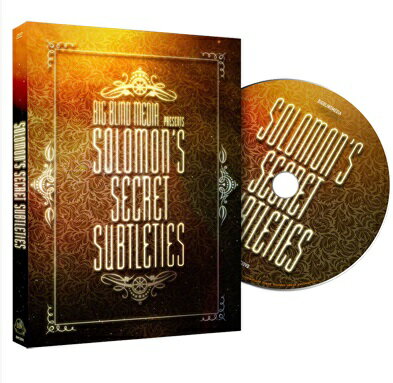 手品 マジックSolomon's Secret Subtleties by David Solomon　 DVD デビットソロモン　　DVD　　　ギフト対応　あす楽 おうち時間 大人かわいい雑貨