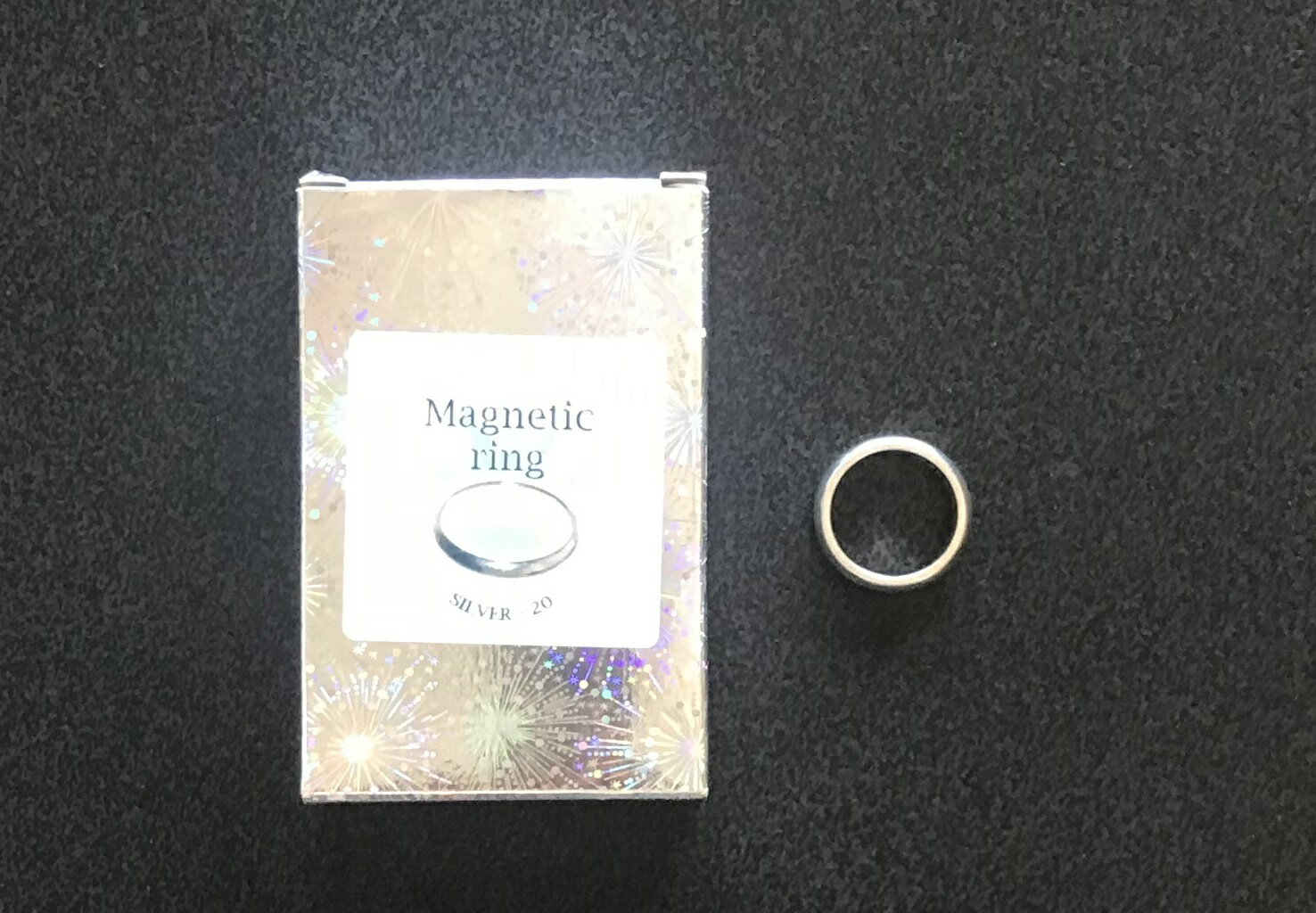 手品 マジック PK マグネティックリング　Anello PK Magnetic Ring　20size　色　シルバー