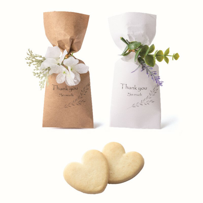 \15%オフ/ アジサイ & ラベンダー 単品 ★ プチギフト クッキー 結婚式 披露宴 ウェディング お菓子 ナチュラル 花 フラワー 200円台[CO202...