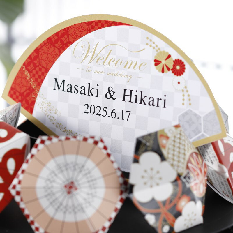 ブライダル＆ギフト ベルシンプルの＼ 20％オフ ／ 祝傘 ( 棒付 キャンディー ) 32個 セット ★ ウェルカムボード プチギフト 結婚式 二次会 ウェディング お茶会 お稽古 着物 披露宴 名入れ 和婚 和傘 金沢 和風 和 飴 オブジェタイプ 金沢　[AI2024]｜アングル2