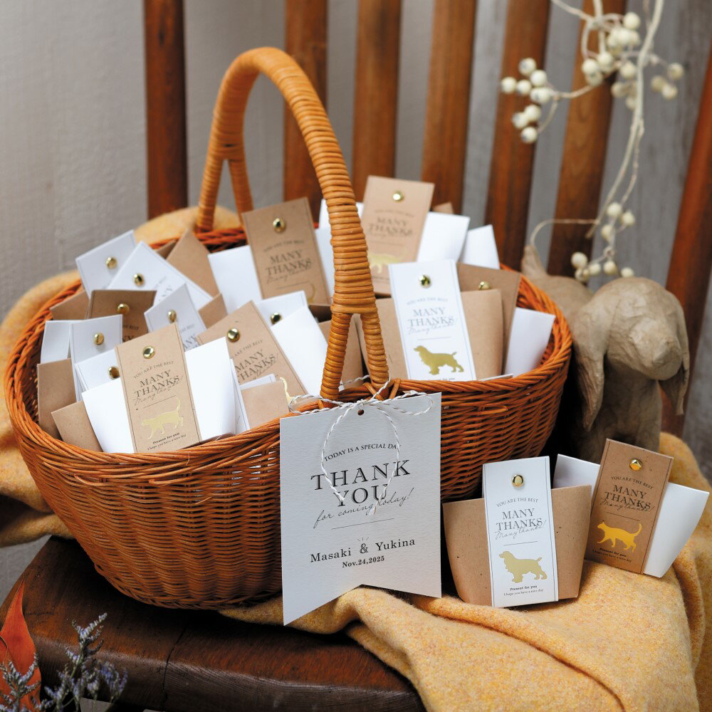 \ 20%オフ / チャーミー ペッツ !!( ハートパイ ミニ ) 30個 セット ★ バスケット付 かご付 ウェルカムボード プチギフト 結婚式 動物 アニ...