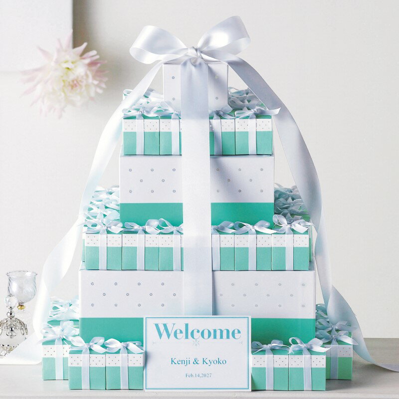 \ 20%オフ / マリアージュ ブルー ( ハートクッキー ) ウエルカムオブジェ 60個 セット ★ ウェルカムボード プチギフト 結婚式 二次会 ウェディ...