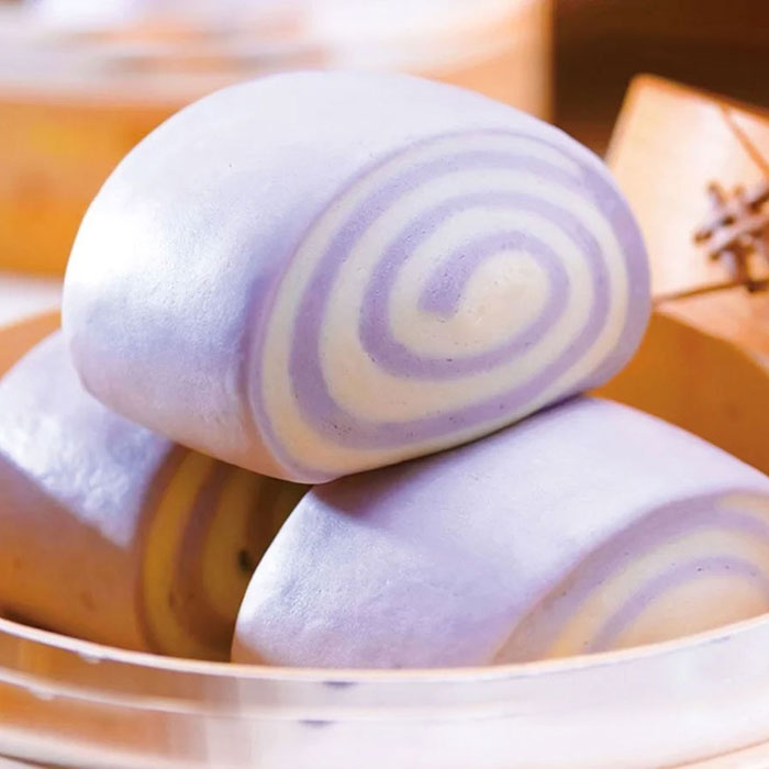 台湾タロ芋マントー 芋香饅頭（6個入）×3パック 中華 蒸しまん タロ芋 点心 蒸しパン マントウ まんじゅう奇美食品 防腐剤不使用 台湾甜商店 wanna mannaのサムネイル