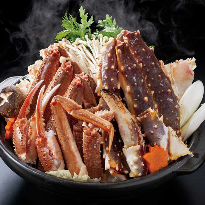 せんざん かにすき鍋セット(3〜4人前) ずわい蟹 ズワイガニ たらば蟹 カニ すき焼き しゃぶしゃぶ なべ 父の日 母の日 御歳暮ギフト