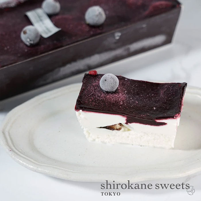 shirokane sweets TOKYO 白金プレミアムアイスケーキ（プレーン・カシス）2種セッ...