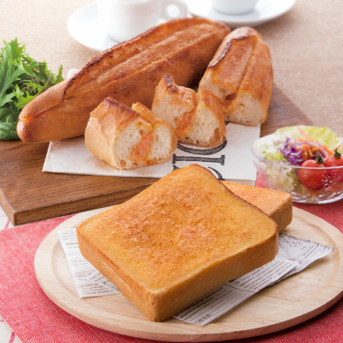 博多明太フランス・博多明太トーストセット 無着色 明太子 国産 無塩バター 明太バター ソフト トースト フランスパン 食パン 惣菜パン