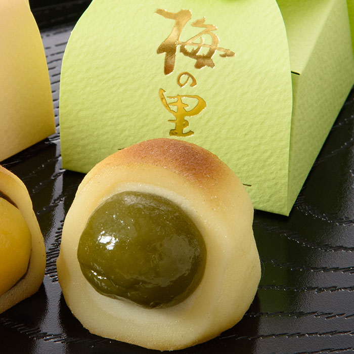 グルチョ-お取り寄せご褒美便-の御菓子処うかい ふる里 10個入 梅の里 栗の里 桃山菓子 青梅 栗入り 焼き菓子 和菓子 ギフト 詰め合わせ 贈り物 お茶菓子 愛知 稲沢土産｜アングル3