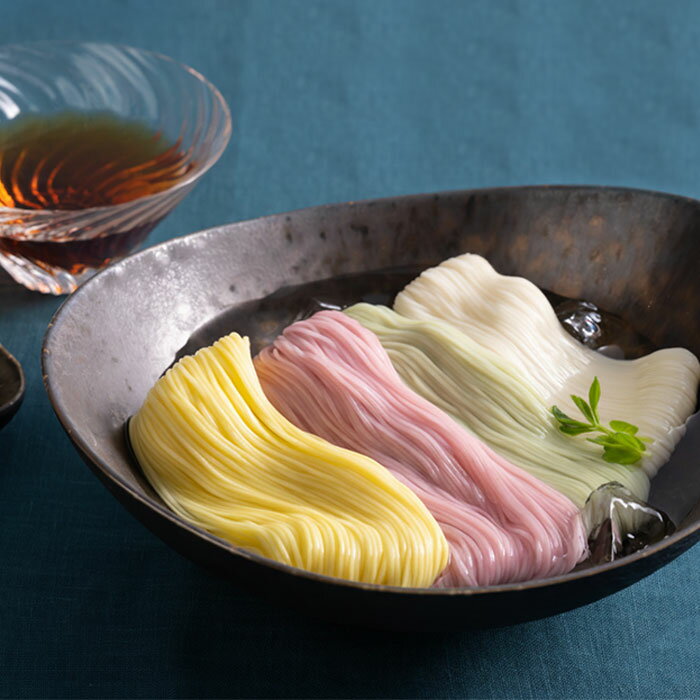 Rakuten - 手延素麺 揖保乃糸 特級品 色麺 彩り・華（HANA） 黒帯 そうめん ギフト しそ 抹茶 かぼちゃ 木箱 詰め合わせ お中元 贈答用 兵庫 贈り物
