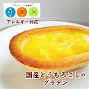 【アレルギー対応】 FM国産とうもろこしのグラタン60g(60個入り)(日東ベスト アレルギー対応 グラタン 国産とうもろこし 国産大豆 豆乳 卵不使用 乳不使用 小麦不使用 おかず おやつ 給食 グルテンフリー 学校 給食 幼稚園 業務用)